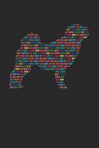 Shar Pei Notebook 'Word Cloud' - Gift for Shar Pei Lovers - Shar Pei Journal