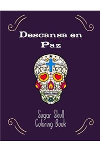 Descansa en Paz Sugar Skull Coloring Book