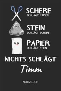 Nichts schlägt - Timm - Notizbuch