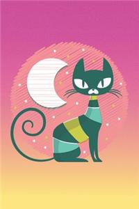 Katze mit Mond