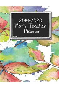2019-2020 Math Teacher Planner