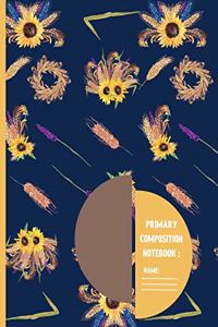 Primary composition notebook