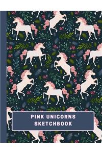 Pink Unicorns Sketchbook