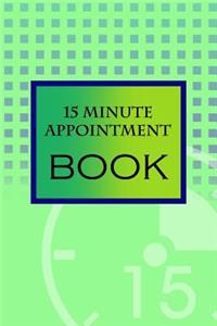 15 Minute Appointment Book
