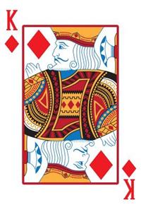King of Diamonds Lined Notebook