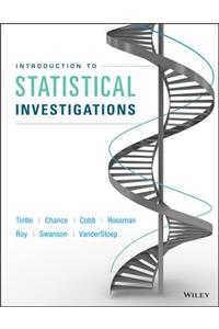 Introduction to Statistical Investigations, 1e High School Binding