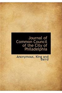 Journal of Common Council of the City of Philadelphia