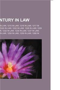 13th Century in Law