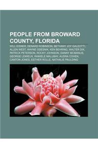 People from Broward County, Florida