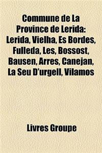 Commune de La Province de Lerida