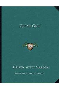 Clear Grit