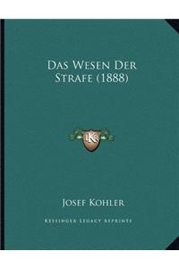 Das Wesen Der Strafe (1888)