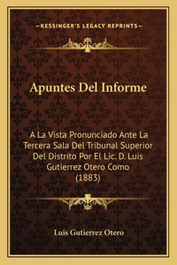 Apuntes Del Informe