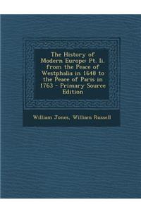 The History of Modern Europe