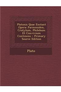 Platonis Quae Exstant Opera