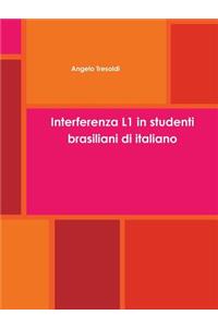 Interferenza L1 in Studenti Brasiliani Di Italiano