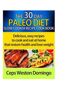 30 day Paleo diet slow cooker recipe cookbook