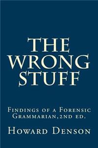 Wrong Stuff