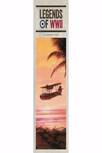 LEGENDS OF WWII SLIM CALENDAR 2021