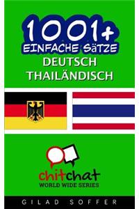 1001+ Einfache Sätze Deutsch - thailändisch