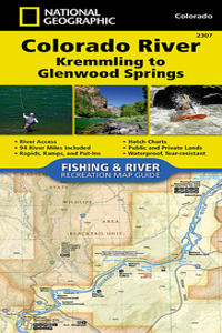 Colorado River, Kremmling to Glenwood Springs Map