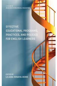 Effective Educational Programs, Practices, and Policies for English Learners