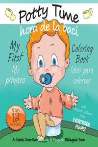 My First Potty Time Coloring Book / Mi primero hora de la baci libro para colorear