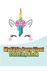 my little pony giant coloring book