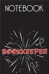 BOOKKEEPER Notebook, Simple Design