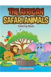 African Safari Animals Coloring Book