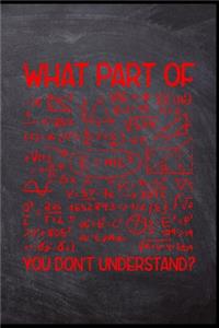 What part of you don´t understand?