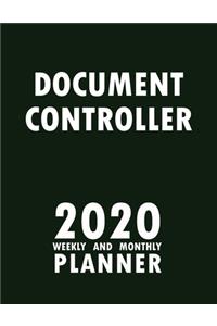 Document Controller 2020 Weekly and Monthly Planner