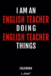 Calendar for English Teachers / English Teacher