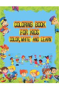 Coloring Book Color, Write and Learn