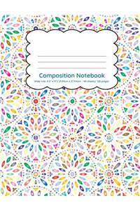 Composition Notebook Wide Ruled 120 pages