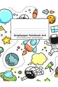 Graphpaper Notebook 4x4