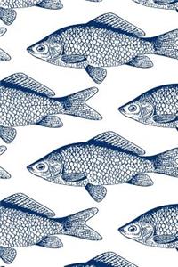 2019 Weekly Planner Fish Design Pattern 134 Pages