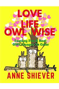 Love Life Owl Wise Inspirational Adult Coloring Book