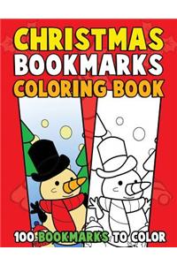 Christmas Bookmarks Coloring Book