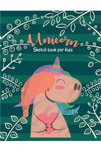 Unicorn Sketch Book for Kids