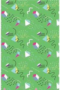 Bullet Journal Abstract Squiggles and Shapes Green