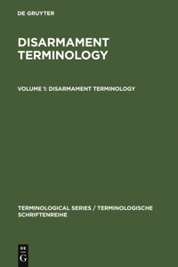 Disarmament Terminology