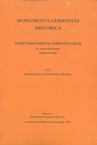 Heinrichs Livlandische Chronik