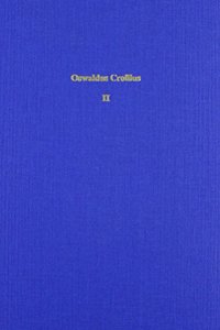 Oswaldus Crollius: Alchemomedizinische Briefe 1585 Bis 1597