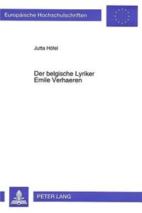 Der Belgische Lyriker Emile Verhaeren