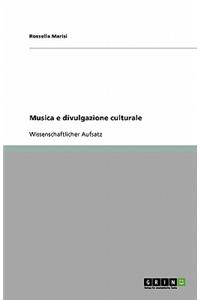 Musica e divulgazione culturale