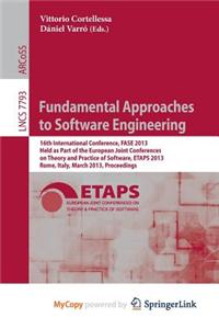 Fundamental Approaches to Software Engineering