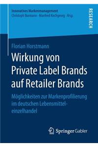 Wirkung von Private Label Brands auf Retailer Brands
