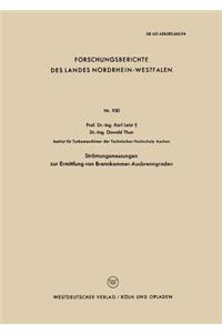 Strömungsmessungen Zur Ermittlung Von Brennkammer-Ausbrenngraden