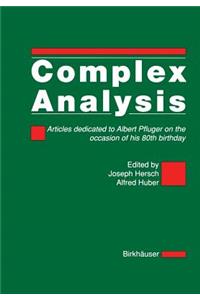 Complex Analysis